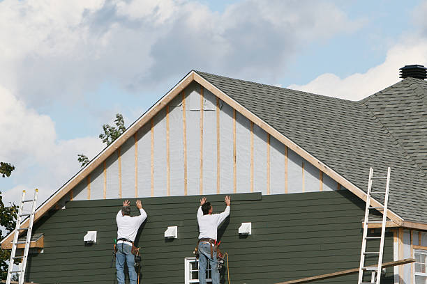 Professional Wood Siding technician working in Quincy, MA